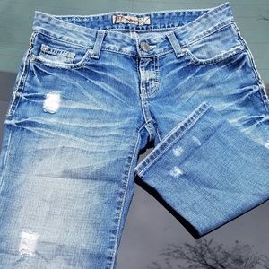 BKE denim shorts